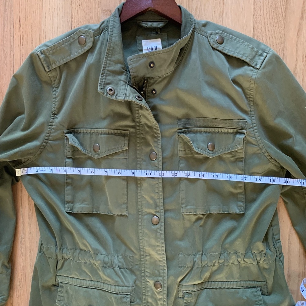 ❌SOLD❌ GAP // Forest Green Canvas Jacket - Picture 7 of 12